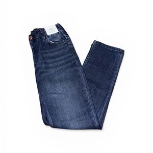 Girl’s Size 9-10 Dark Wash Straight Jeans H&M NWT